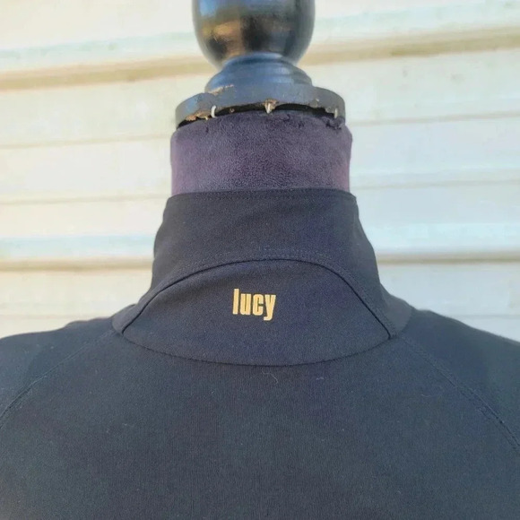 Women’s Black Lucy Tech Athletic Full Zip Long Sleeve Stretch Full Zip Dry sz M - Picture 9 of 9